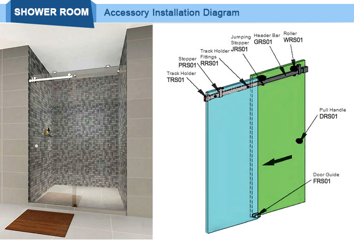 Hardware Shower Room | Tempered And Laminated Glass